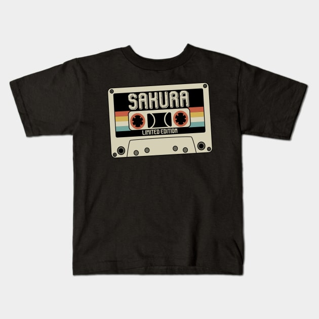 Sakura Name - Limited Edition - Vintage Style Kids T-Shirt by Debbie Art